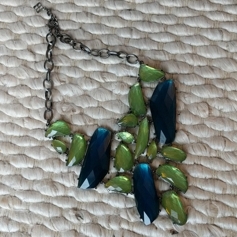 BCBGMAXAZRIA Jeweled Bib Necklace